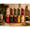 Set Cadou Premium 10 Borcane Sticla Condimente Esentiale SpiceHub