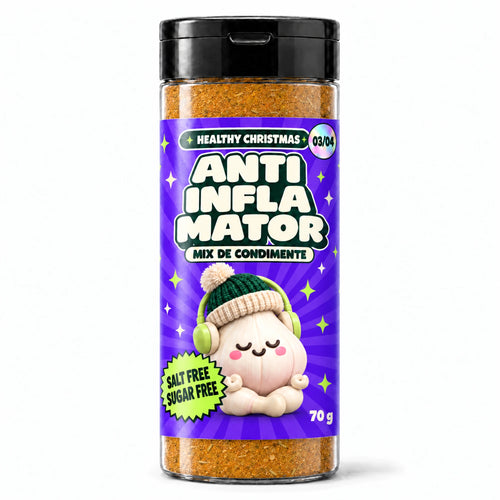 Antiinflamator Healthy Christmas Spicehub – mix de condimente cu turmeric, ghimbir și coriandru, fără sare și zahăr adăugate, 70 g