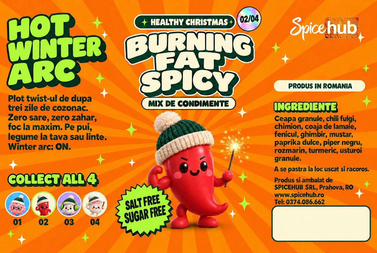 Eticheta Burning Fat Spicy – Spicehub