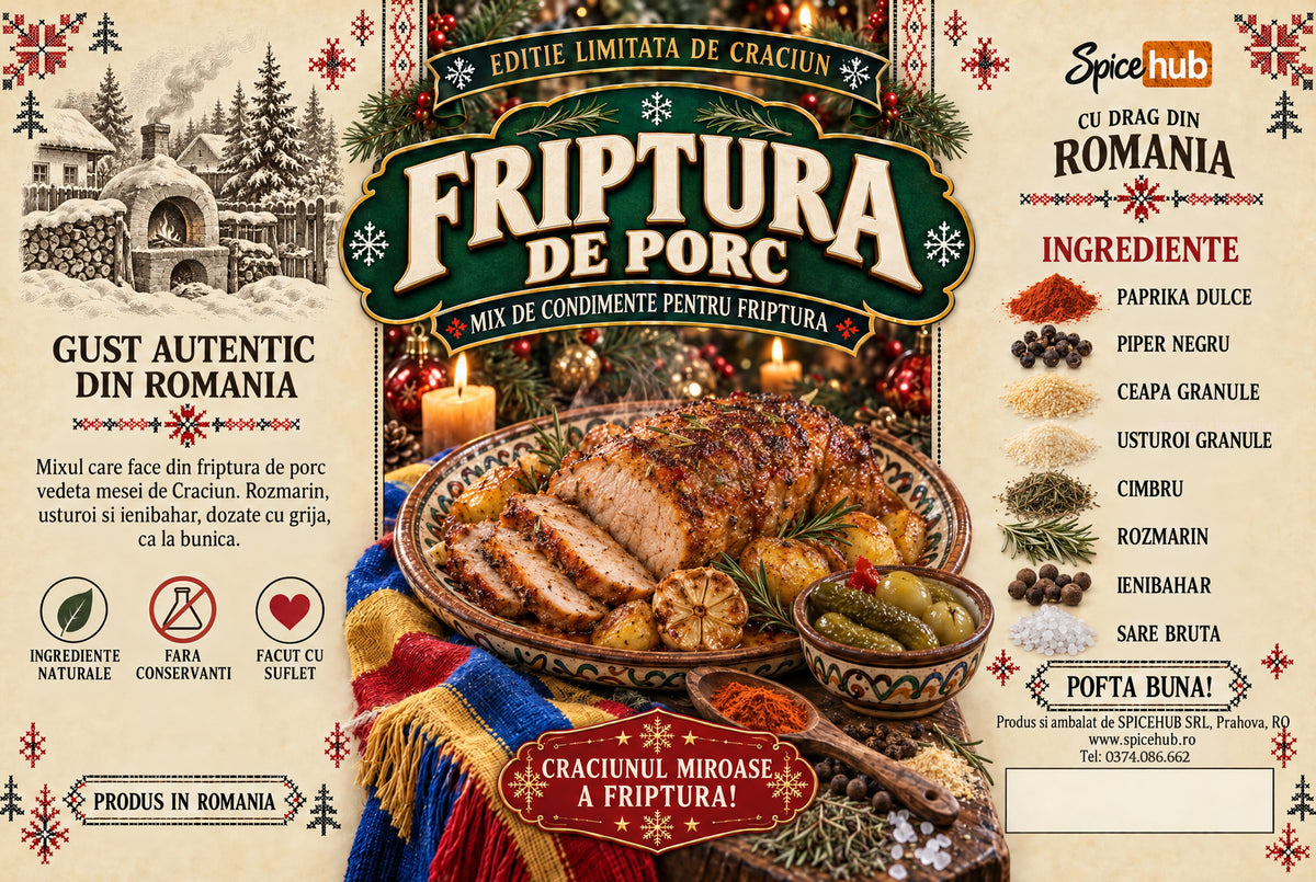 Eticheta Friptura de Porc – Spicehub