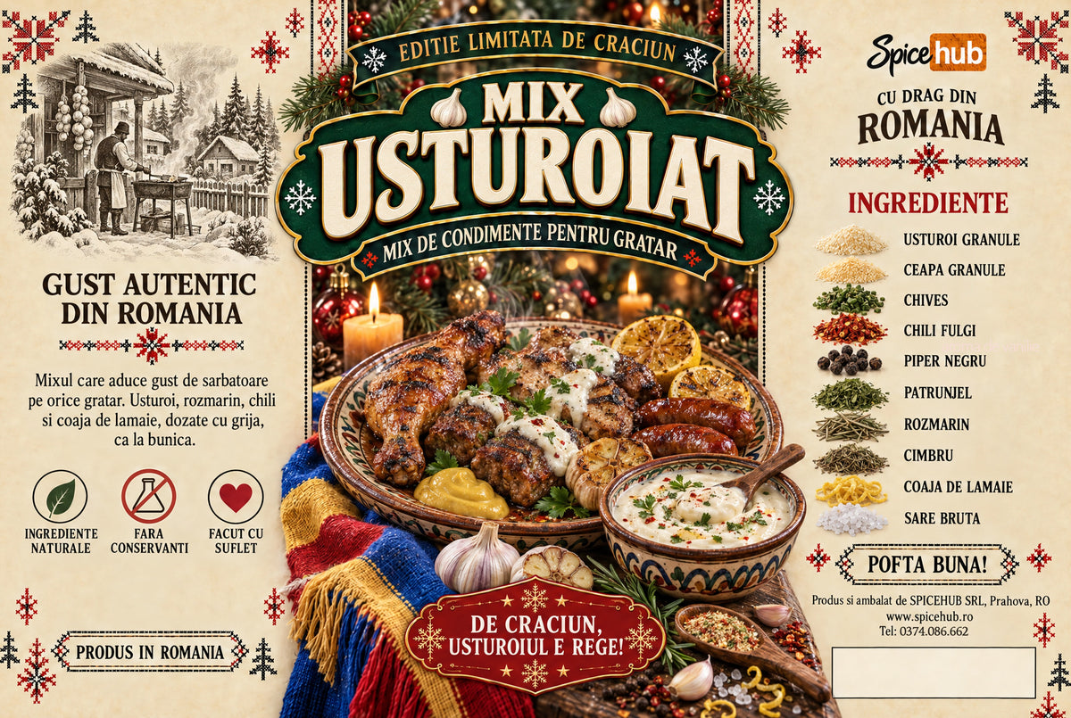 Eticheta Mix Usturoiat – Spicehub