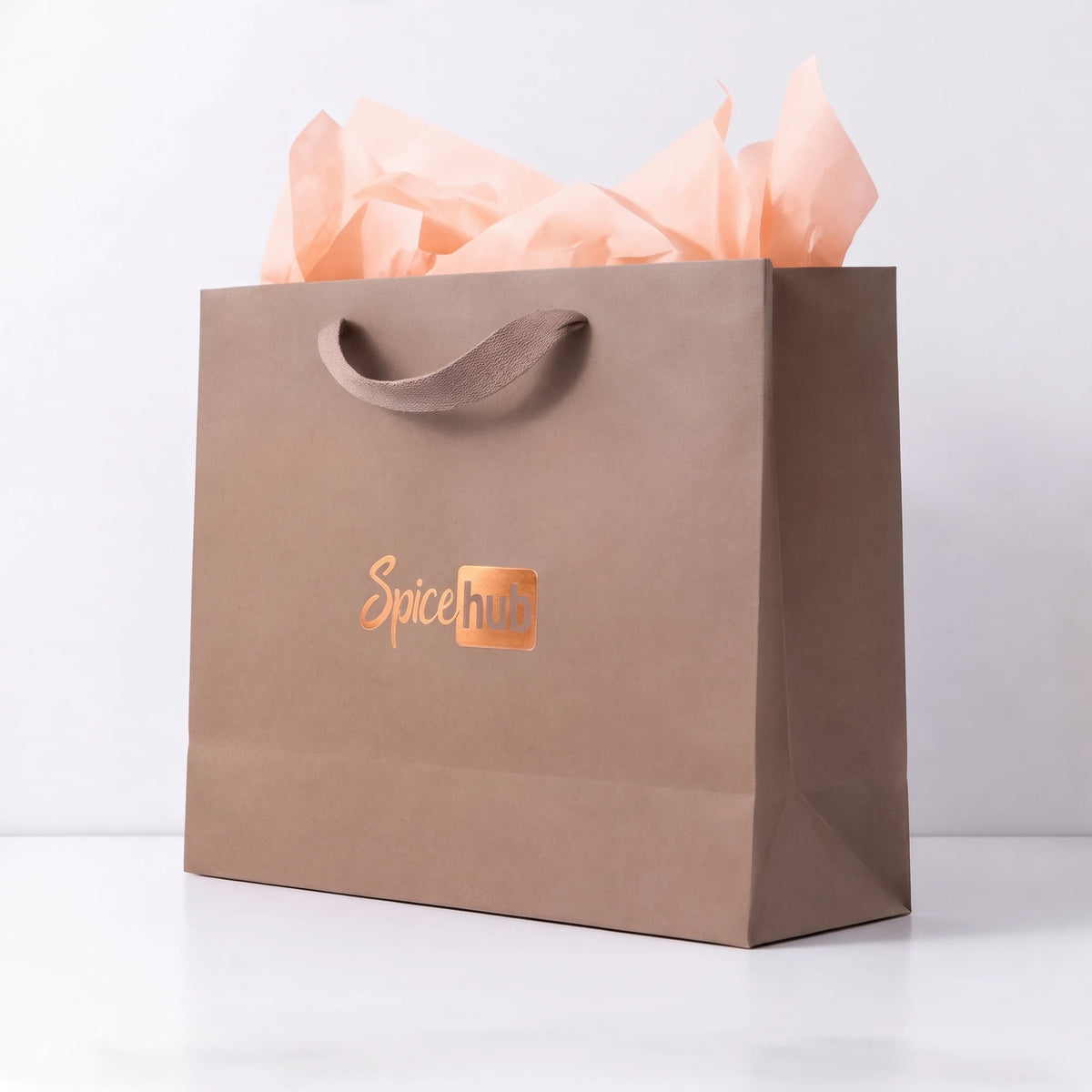 Pungă cadou Spicehub cu hârtie de mătase